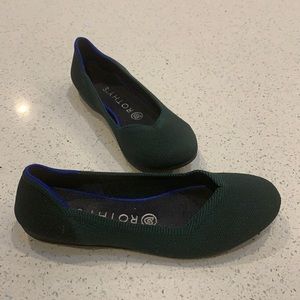 Rothy’s The Flat in Emerald Size 8